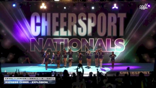 Express Cheer - Explosion [2026 L1 Junior - Small - B Day 1] 2026 CHEERSPORT National All Star Cheerleading Championship