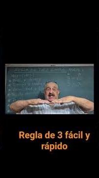 Regla de 3 fácil y rápido