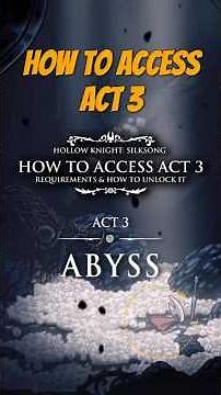 How to Enter ACT 3 in Silksong | Spoiler alert #silksong #act3 #how