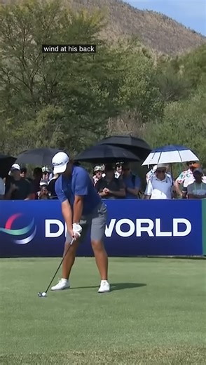 Aldrich Potgieter blasts 355-yard iron off the tee