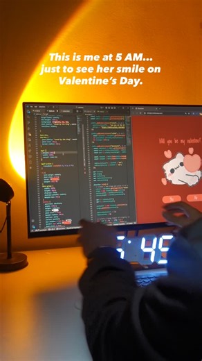 Alaa Alaff | Frontend Developer on Instagram: "💬 Comment “link” and I will send you the link & source code! Built with HTML, CSS & JavaScript #webdeveloper #htmlcss #css #html #valentines"