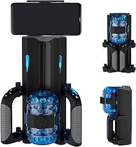 Sex Toys for Men Male Masturbator-Automatic Electric Male Sex Toysr with 10 Thrusting Modes, Sex Toys Hands Free Pocket Pussy with Phone Stand & Foldable Handle, Hand Free Penis Training Stroker