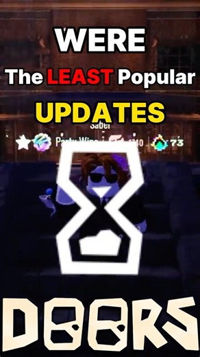 WHAT Are The LEAST PLAYED #doors UPDATES..? #roblox #robloxsdoors #slop #aysm #forsaken