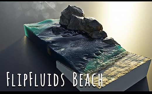 Blender制作海滩海浪动画教程