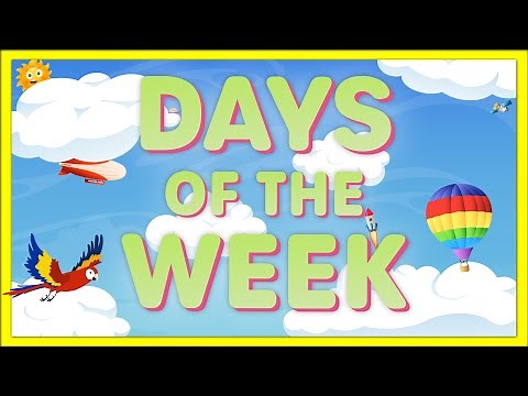 Days of the Week Song | Learn 7 Days of the Week | Nursery Rhyme for Kids