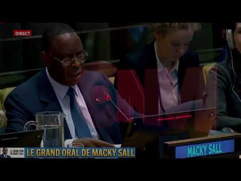 Poste Secretaire General Onu " Le Premier discours convaincant de Son excellence Mr Macky Sall