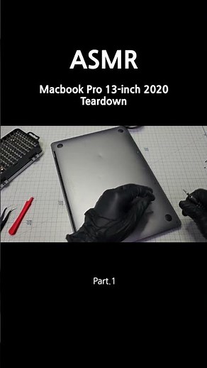 1️⃣ | MacBook Pro M1 13inch 2020 Teardown | Disassembling Parts #macbookpro #m1 #m1chip #teardown