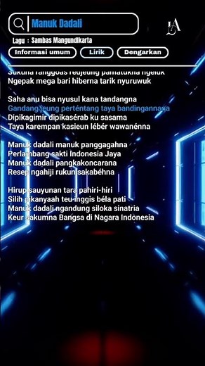 Lirik Lagu Manuk Dadali #liriklagu #fypシ゚viral #viraltiktok #lagusunda #trendingshorts
