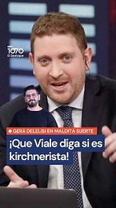 ¡Que Joni Viale diga si es kirchnerista! ¿Escucha Maldita Suerte?