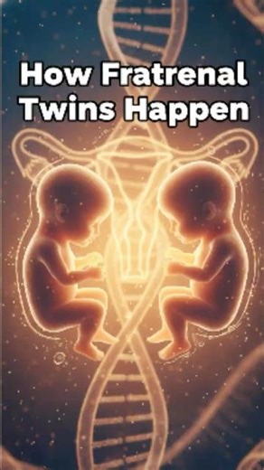 How Fraternal Twins Happen #WombNest #BabyDevelopmentFacts #FraternalTwins #TwinPregnancy