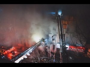 FDNY Battles 6 Alarm Fire on DeKalb Avenue in Bushwick, Brooklyn