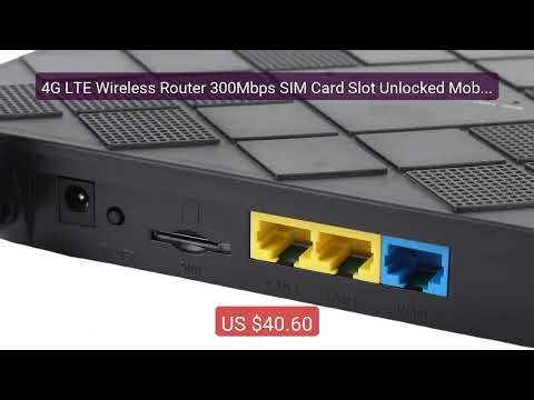 4G LTE Wireless Router 300Mbps SIM Card Slot Unlocked Mobile W... — Hot Deal 2026 | Limited Offer!