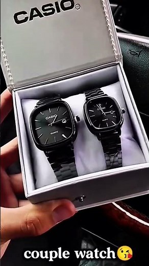 Casio Couple Watch 💑 | Stylish Matching Watches for Couples ⌚✨ #watch #rolex #viral #shorts #fyp