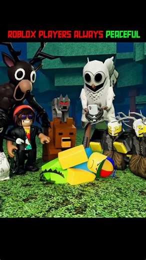 Roblox Players Always Peaceful 🗿