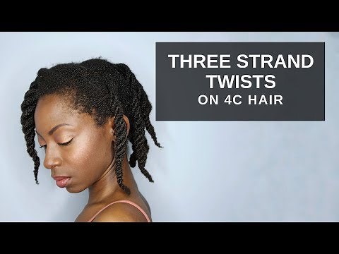How To Three Strand Twist *DETAILED* | 4c natural hair
