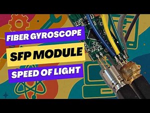 Hacking a SFP Module into a fiber-optic gyroscope and measure the speed of light