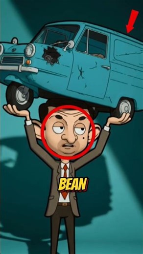Mr Bean’s Blue Car Secret 😳 #shorts #mrbean