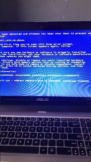 Bsod Windows 7 part 1