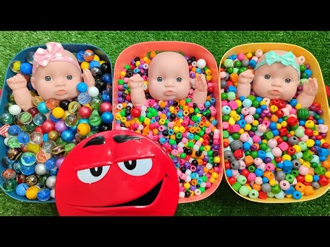 Full Bathtub of Candy ASMR 🛁🍫 M&M’s Slime Cutting for Stress Relief