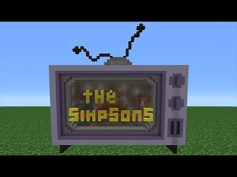 Minecraft Tutorial: How To Make A Simpsons TV House