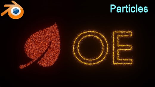 How to make particles from an object in Blender - 235