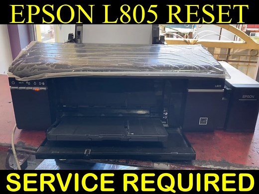 2.5K views · 34 reactions | How to RESET Epson L805 service required | GJR Printer Repair | Facebook