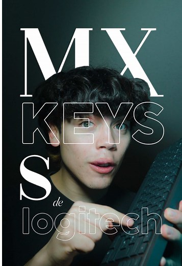 Teclado profesional con retroiluminación inteligente Logitech MX Keys