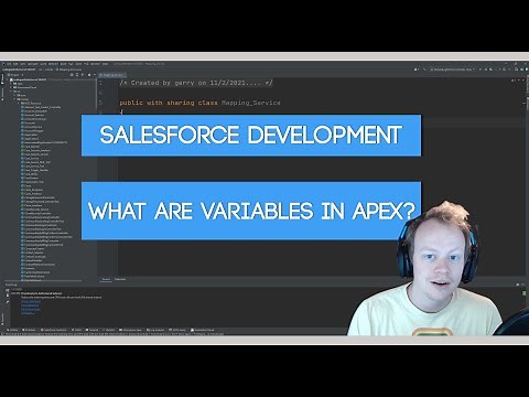 Salesforce Apex Master Class (Ep. 8) - What are Variables in Apex