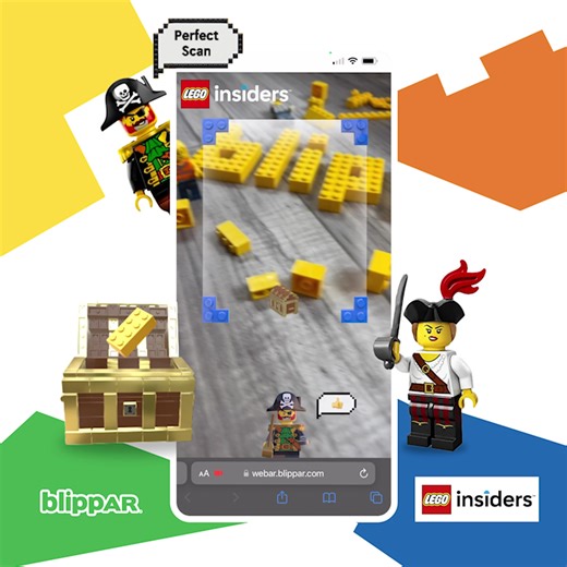 Blippar celebrates the launch of #LEGO Insiders by secretly hiding...