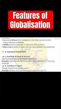 Features of Globalisation in | IGNOU | MBA | BBA