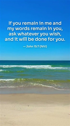 Ask Whatever You Wish | John 15:7 NIV