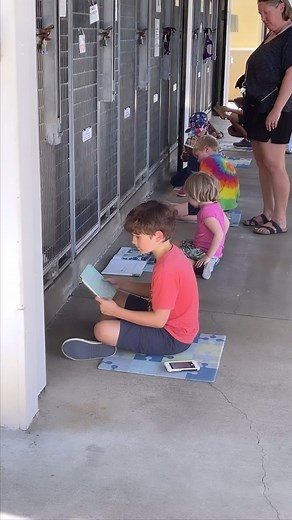 Kids animals education = 💙 Yesterday, the Mission Viejo Animal Services Center and Mission Viejo Library hosted the second Books and Barks event. Kids and parents split into groups and enjoyed reading books to adoptable dogs, storytime in the cattery and an educational session with Animal Services Officers. Attendees learned about services the officers and center provides along with information and about local wildlife. A turtle and Gopher snake also made an appearance! To sign up for this popu