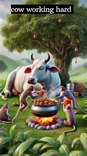 #“From Morning to Night: The Hardworking Life of a Cow”