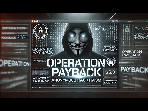 Sinister Cyber: Anonymous: The Truth Behind Operation Payback