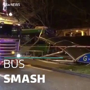 9.5K views · 12 reactions | A bus driver and his passengers have walked away uninjured after a dramatic crash in Swindon last night. Take a look at the video to see just what happened. Thanks to our friends at the Swindon Advertiser for the pictures. | ITV News West Country | Facebook