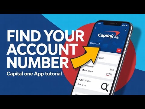 How to Find Capital One Account Number [App]