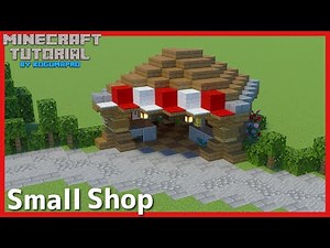 【マインクラフト】斜め建築の小さいお店の作り方【マイクラ建築講座】