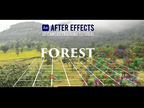 After Effects Camera Tracking Tutotial | 3D Camera Tracker | Adobe After effects tutorial