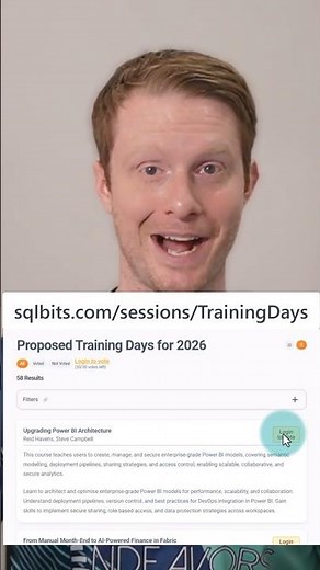 SQLbits 2026 - Vote now!