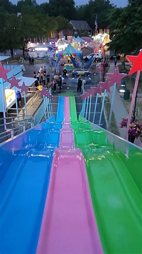 79K views · 350 reactions | GIANT Carnival Slide POV - Would You Try This? #carnival #slide #giantslide #pov | Arcade Matt | Facebook