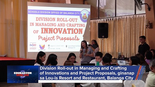3.7K views | Isang hakbang ang pagkakaroon ng mga innovations upang mapataas ang uri ng edukasyon kaya naman nagsagawa ang SDO Balanga City ng Roll-Out para rito Si Joyce Ann Gunio ang magbabalita | DepEd Regional Office III | Facebook