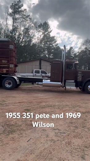 We got to do some work on Eugene’s 55 peterbilt