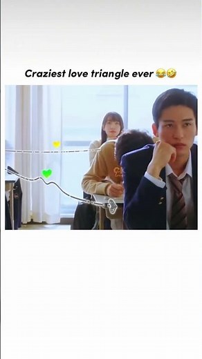Craziest love triangle ever 😂😂 #short #funny