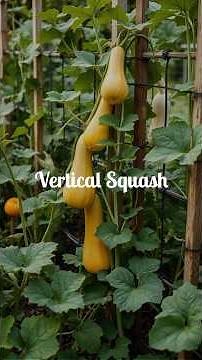 How to Grow Butternut Squash Up a Trellis for More Space