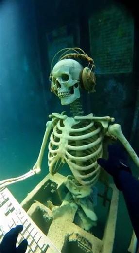 Diver Discovers an Ancient Skeleton Inside a Sunken Ship… 4K ASMR 🌊💀