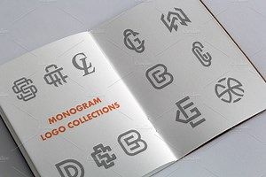 Monogram Logo Collection, a Branding & Logo Template by Buqancreative