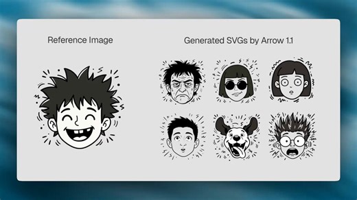 Add a reference image to define the visual direction.Arrow preserves style, structure, and composition across every variation.Clean vectors, generated in seconds.