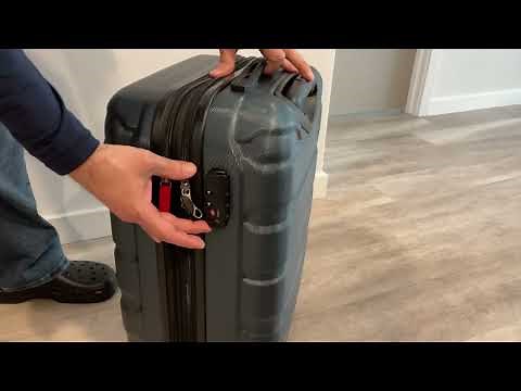 Samsonite Omni Pc Hardside Expandable Luggage With Spinner Wheels Honest Video