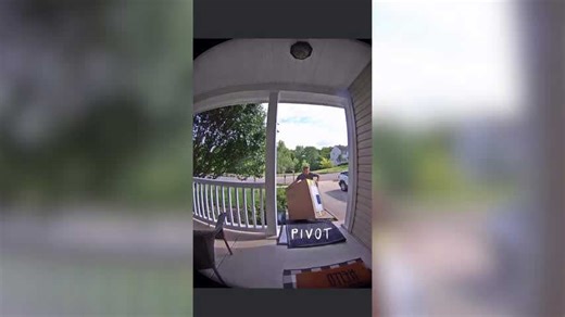 Doorbell Cam Captures Delivery Man, Nobody Prepared For What Happens