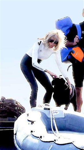 Brigitte Macron With Beach • French Chic #fashion #elegance #shortsfeed #shorts #brigittemacron